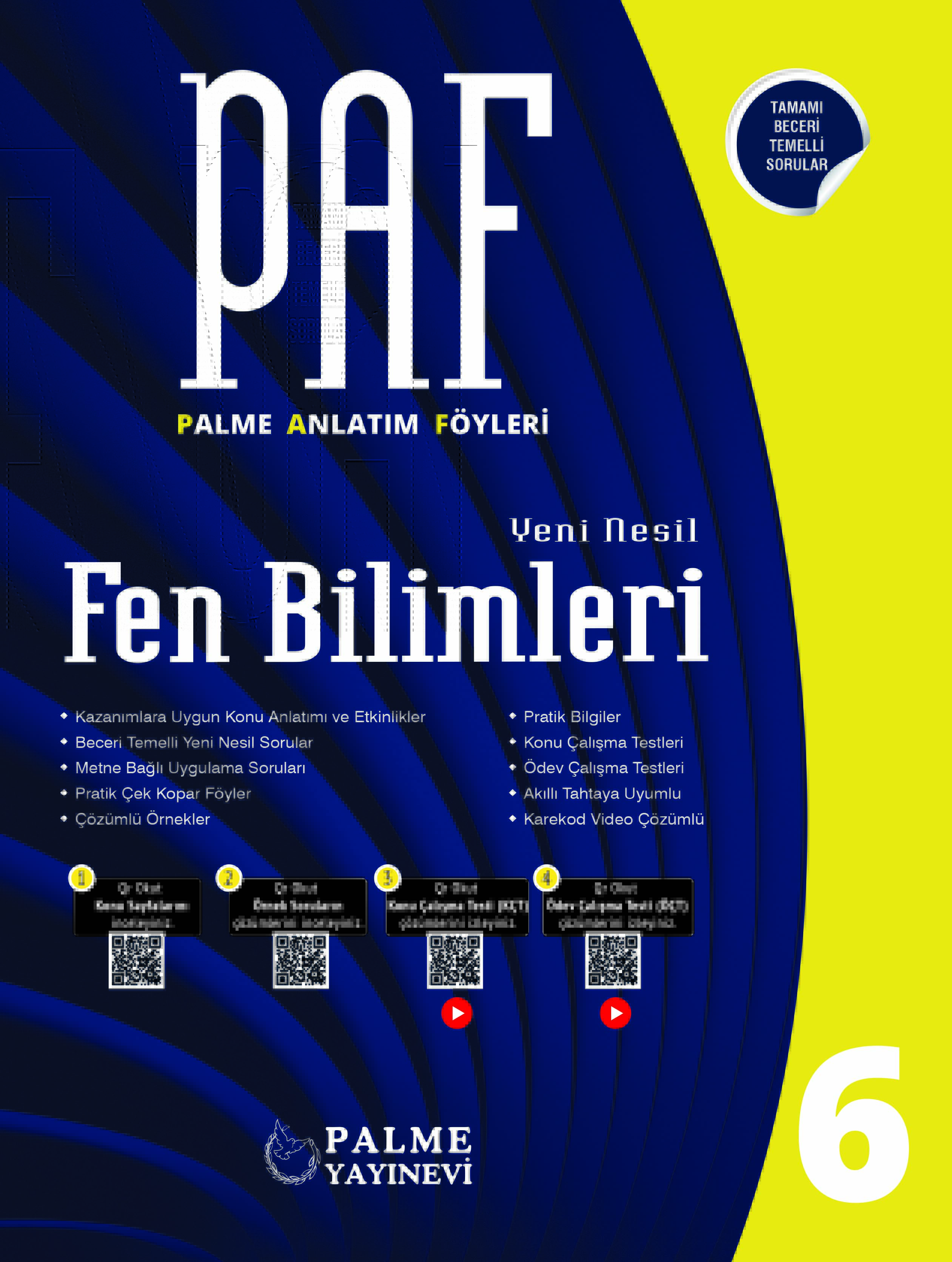 6. Sınıf Fen Bilimleri Paf kapak görseli